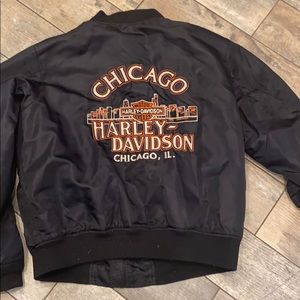 Mens Chicago Harley Davidson Bomber XL